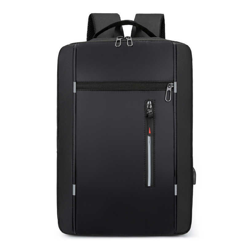 CMM New Backpack Simple Usb Charging Computer Bag Male Multifunctional Student Large Capacity Schoolbag