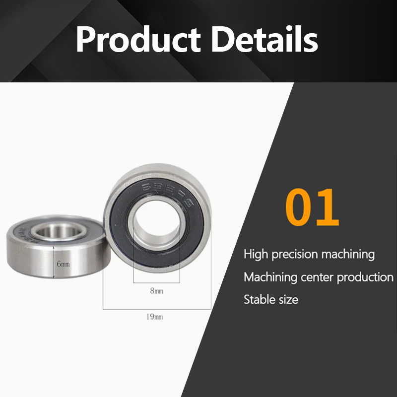 Zju Bearing Stainless SteelBearing SteelCeramic Mini Ball Bearing 698 Zv3 Zv4 P6