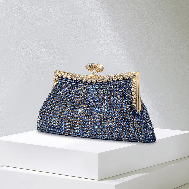 2025 NEW fashion rhie clutch bag for women shinny dias evening party purses 241016 zhanyishengli