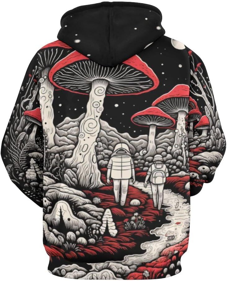 Hoodie for Mens Womens Unisex Psychedelic Skull Hoodie 3D Novelty Tie Dye Print Art Pattern Long Sleeved Sweatshirt Hoodies Graphic