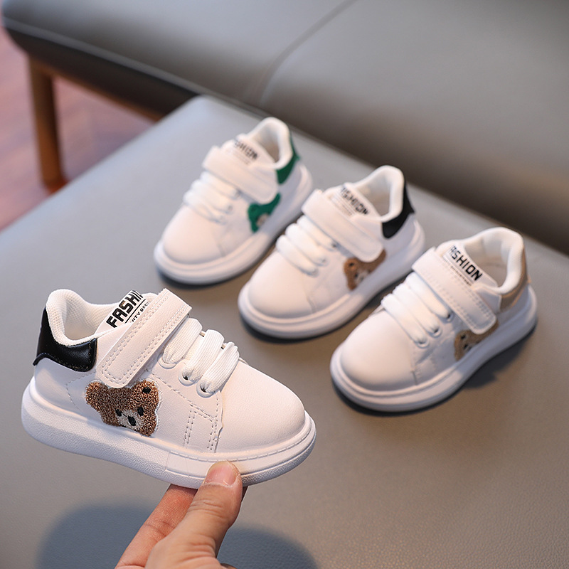 Children Shoes for Girls Boys Solid Color Fashion Casual Sneakers 1-6 Years Kids Walking Sports Shoes Cutefeet Baby Toddler Sneaker Sizes 21 - 30