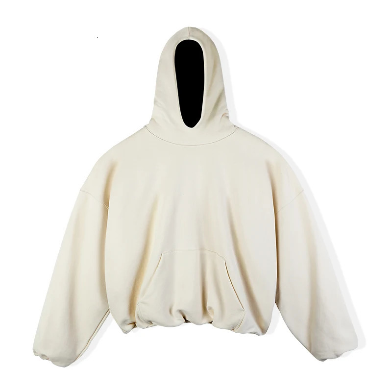 Mens ner Oversized Hip Hop Hoodies Loose Fit Hooded Sweatshirt For Male Baggy Solid Color Pullover Hoody Tops 241016