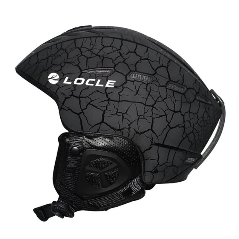 LOCLE Professional Skiing Helmet Men Women Children Ski Helmet Snow Skating Snowboard Snowmobile Skateboard Helmet Size 52-61cm 241011