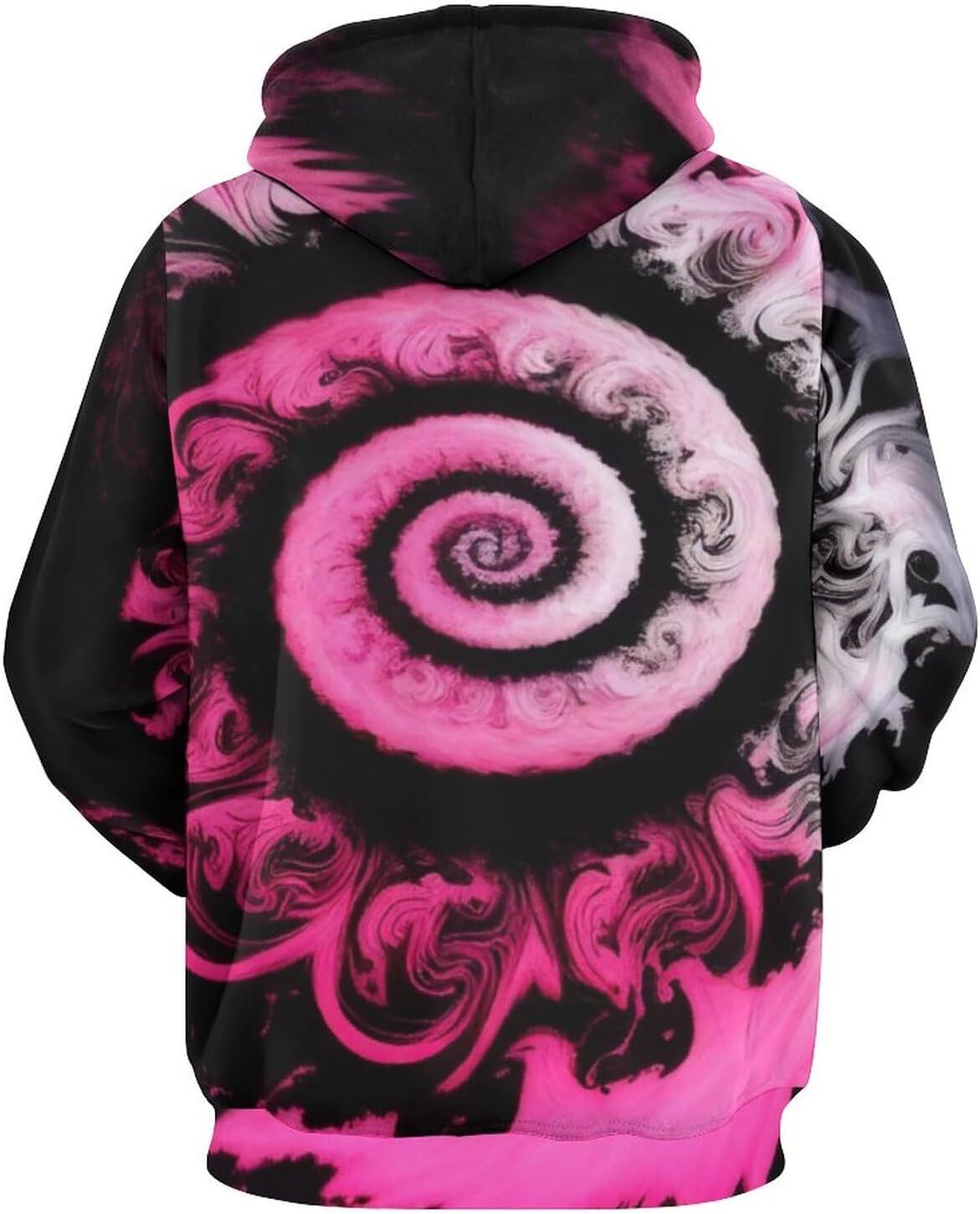 Hoodie for Mens Womens Novelty Rainbow Spiral Pattern Hoodies 3D Art Print Tie Dyed Sweatshirt Hoodie Graphic Hoodies sweatshirt Pullover Long Sleeve