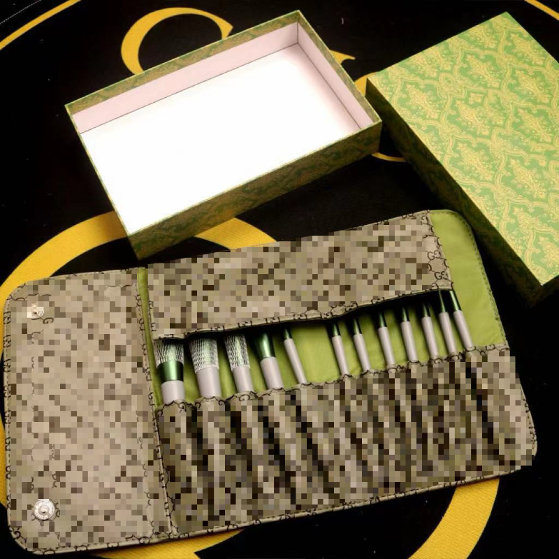 Party Favors 12-Piece Makeup Brush Set Wool Manufacturing Gift Box Packaging Home Office New Year Gifts 45876