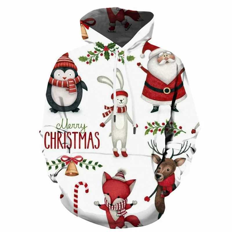 Christmas small items mens graphic hoodie 3D Merry Christmas printed new hoodie and sweatshirt Pulleys fashion top Y241016