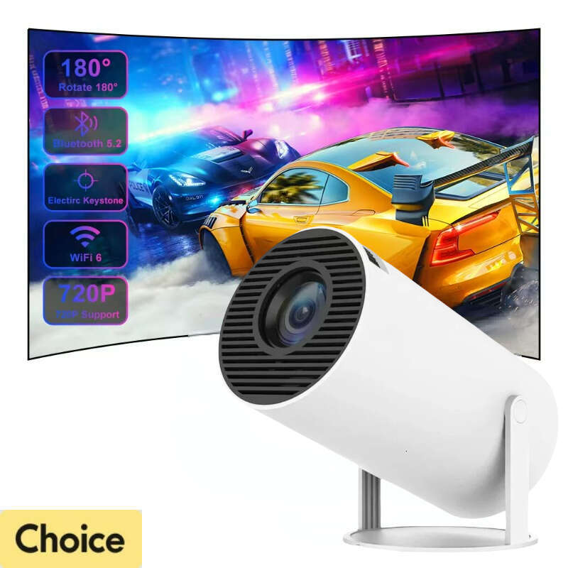 Projectorpro 4K Android 11 Dual Wifi6 260Ansi Allwinner H713 Bt5.0 1080P 1280*720P Home Cinema Outdoor Projetor