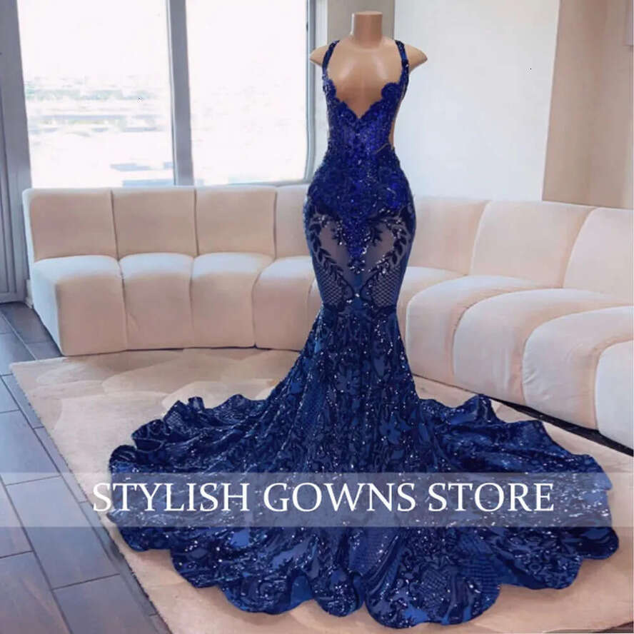 Prom Long Halter Red Dress For Black Girls Sparkly Sequined Birthday Party Dresses Feathers Formal Gown Mermaid Evening Es Mal