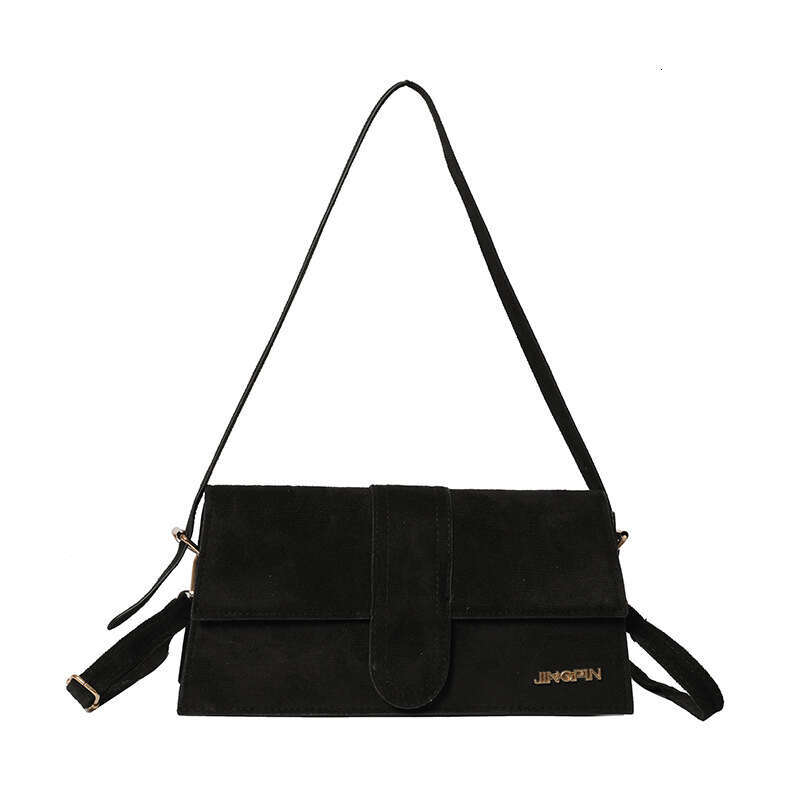 popular suede underarm new texture simple letter single shoulder diagonal cross versatile exquisite small bag d277