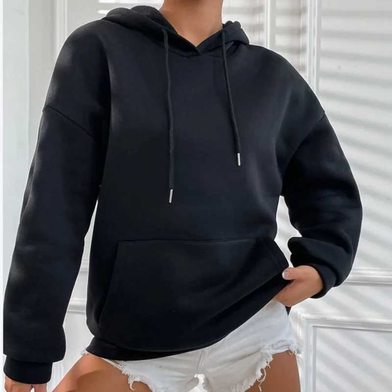 2023 Sports Hoodie Spring and Autumn Mens and Womens Casual Hooded Pullover Sweatshirt Pure Color Sports Hoodie Sweatshirt TopX29