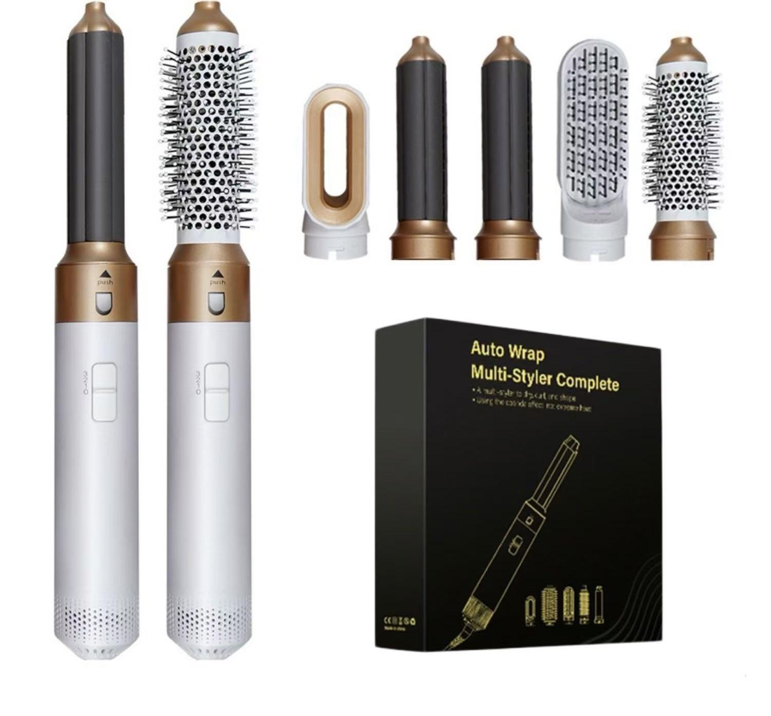 Anion Curling Irons Warm Comb Hairdryer Dryer Hair Shaper 6 in 1 Designer Fashion Mens Womens Unisex 4Colors free shipping