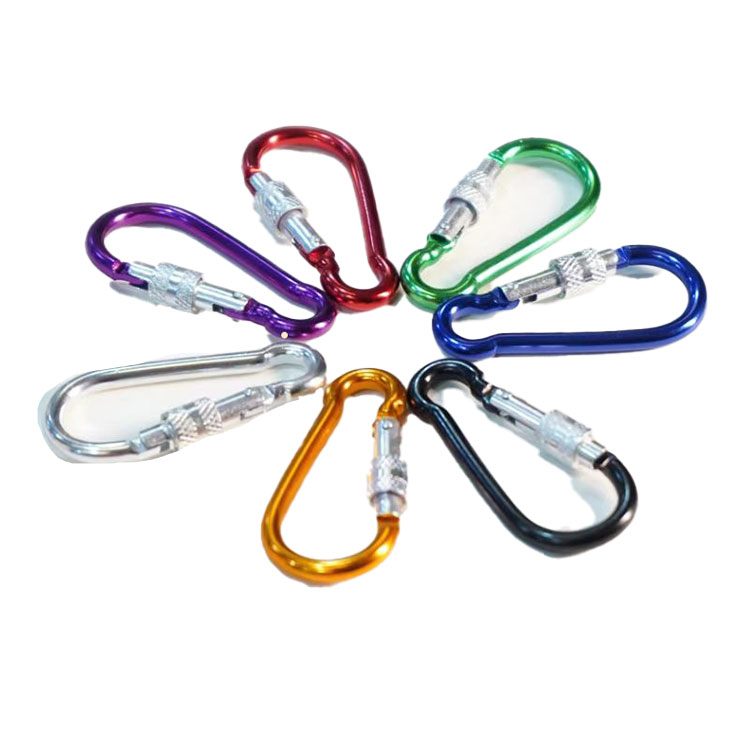 Heavy-Duty Aluminum Locked Carabiner for Mountaineering and Camping Perfect for Water Bottle Holder Accessories