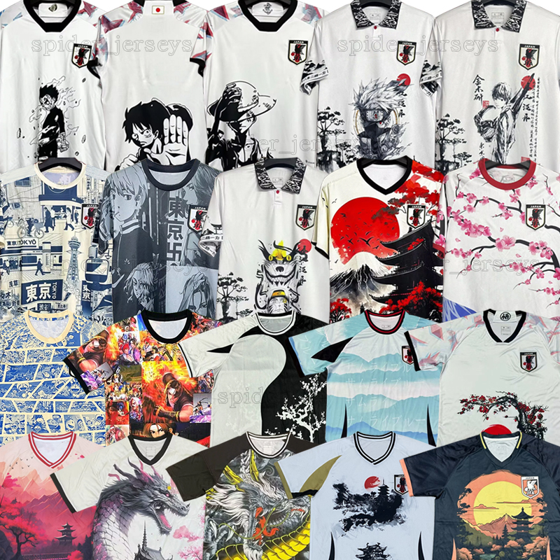 24 25 JAPAN Special Soccer Jerseys 2024 2025 AYASE TANAKA KUBO KAWAMURA DOAN KAMADA cartoon dragon sakura city Special Football Shirts Adult Kits Men Uniforms