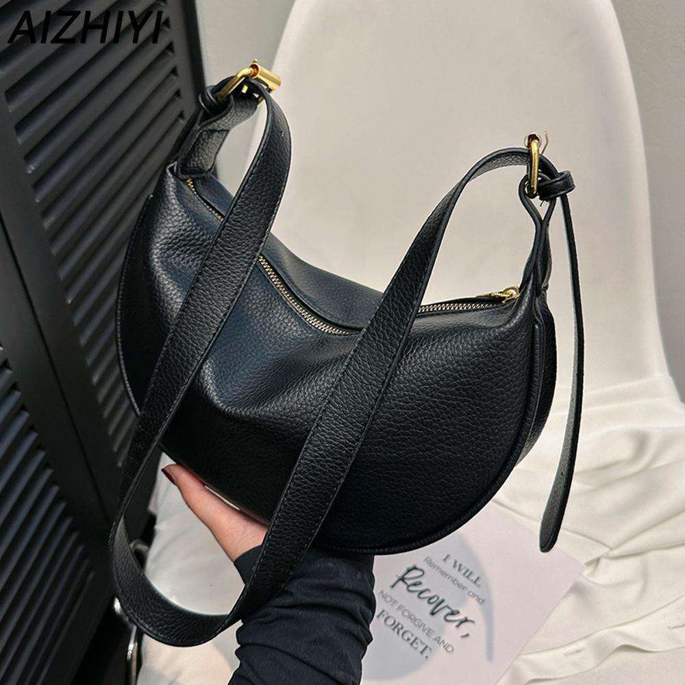 Tote For Women Crescent Hobo PU Leather Shoulder Bags Purse Slouchy Ladies Elegant Handbag Purses Crossbody Bag 2024