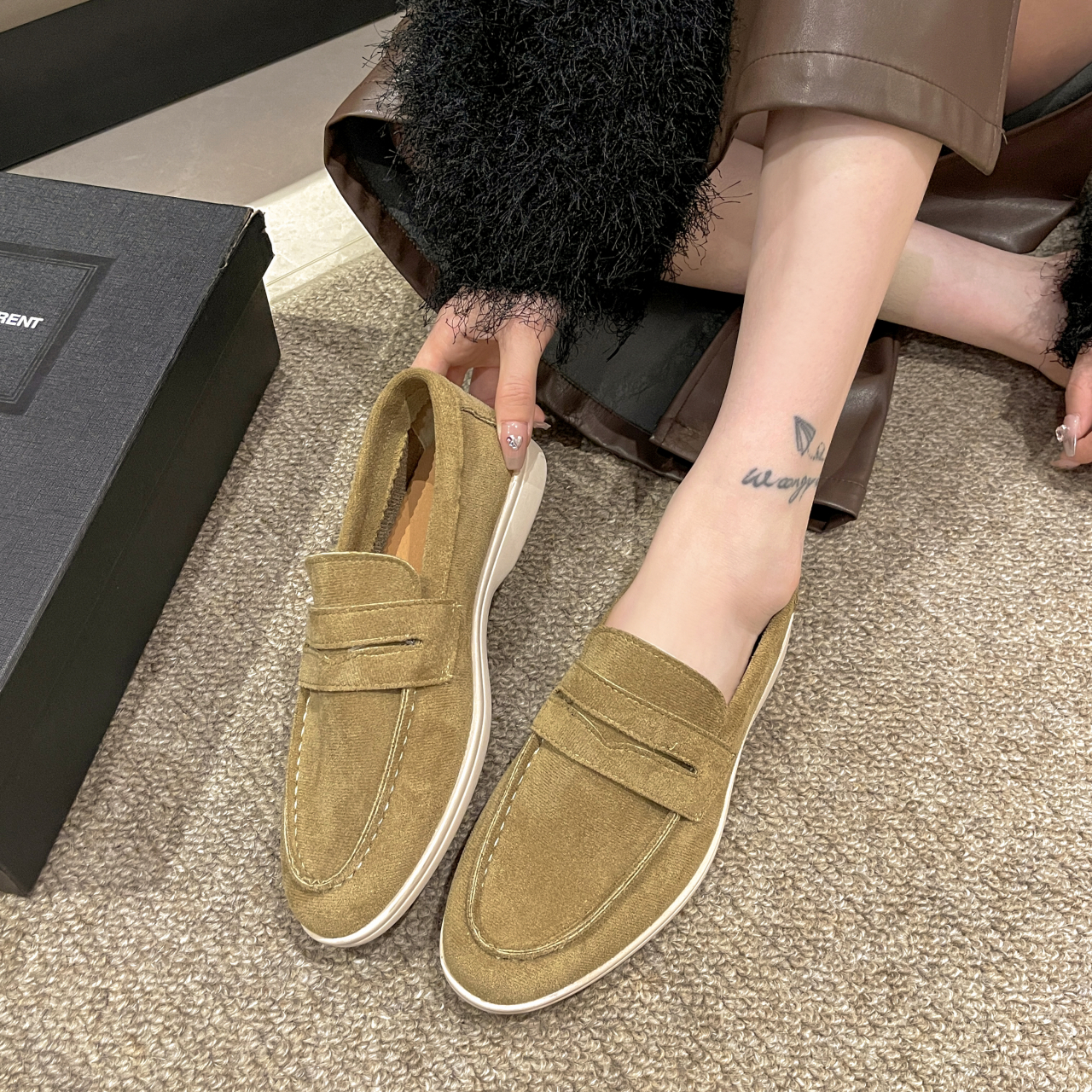 New Bean Shoes Casual Shoes Breathable Soft Bottom Comfortable Versatile Shoes