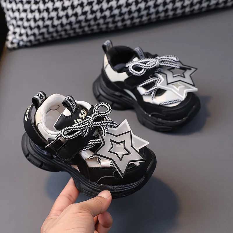 Childrens girls casual childrens fashionable breathable dad boys soft soled sports autumn running shoes C260130