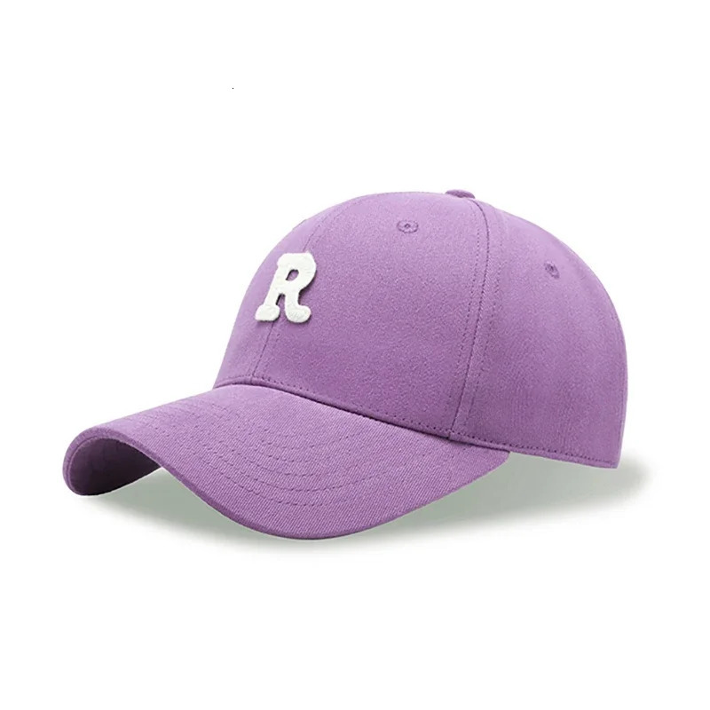 R letter baseball cap mens cotton large cap suitable for big head 65-70cm 60-65cm 56-60CM 241015