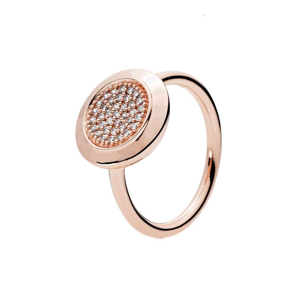 Gift designer rings for women men 925 Sterling Silver Rose Gold Heart Pave Clear Zircon CZ Overlapping Rings For Women Anniversar Wedding Jewelry Gift