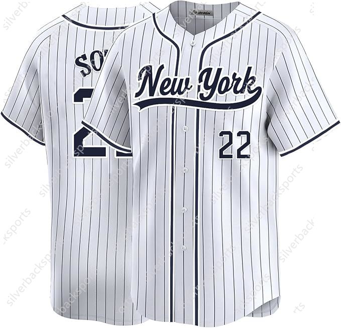 Top ed Aaron Judge Jerseys Juan Soto Anthony Volpe Jeter Customize Any Name Number Baseball Shirt for mens womens youth This baseball uniform is a qui