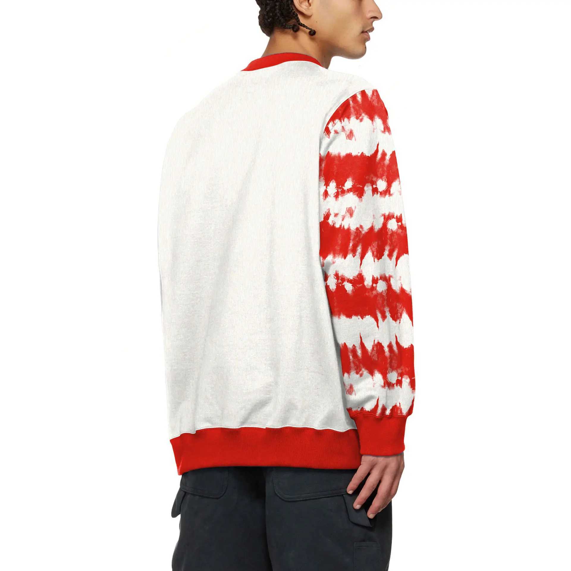 Christmas Tree Santa Claus Snowman Santa Claus Elk Hoodie Mens Autumn and Winter 3D Printed Pulling Sweatshirt Large Size Street Clothing Y241016