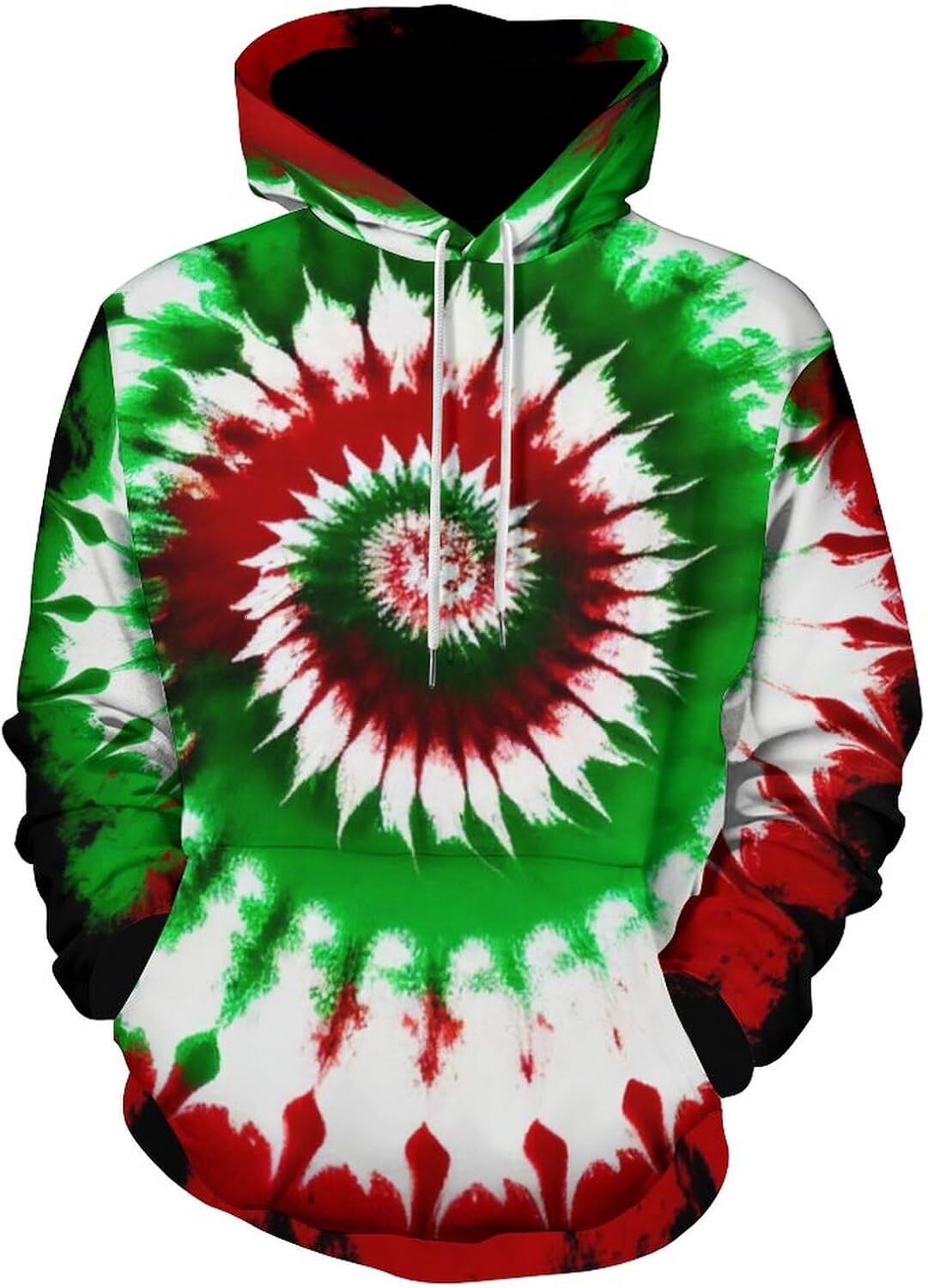 Hoodie for Mens Womens Funny Rainbow Coffee Stripe Hoodie Tie Dyed Summer Casual Sweatshirt Hoodies Graphic Hoodies sweatshirt Pullover Long Sleeve