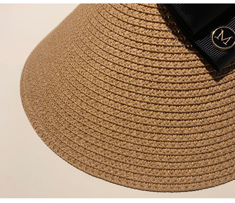 Wide Brim Hats Summer For Women Straw Hat Snapback Kpop Visors Beach Empty Top Outdoor Fashion Designer Ladies Sunhat