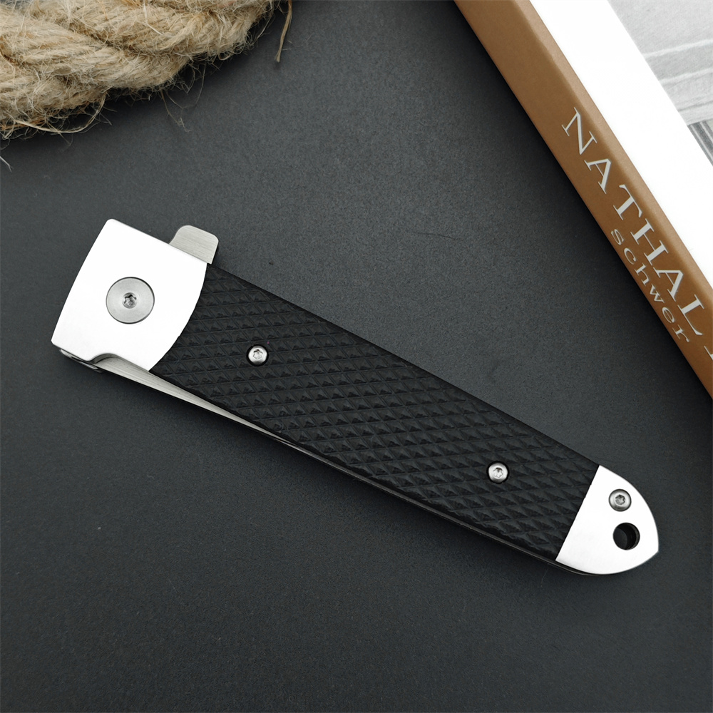 Outdoor Oyabun 26T Flipper Folding D2 Tanto Blade Nylon Wave Fiber Handle EDC Tool Tactical Survival Hunting Knife for Camping 535 15535 3300 565 556