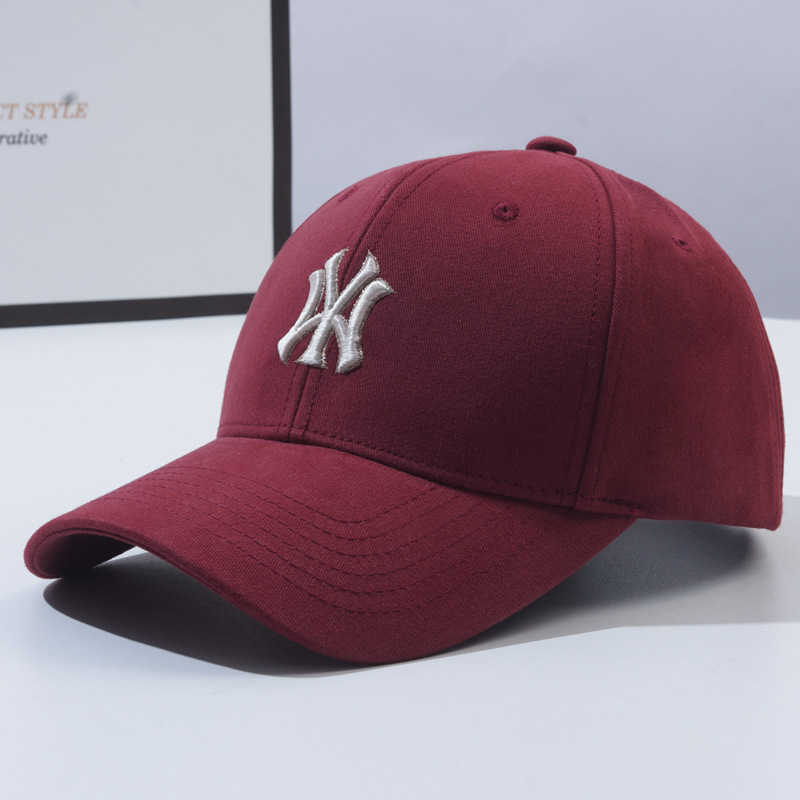 Ball Caps Hat women hard top new letter-embroidered baseball cap all match face small sunscreen cap H241016