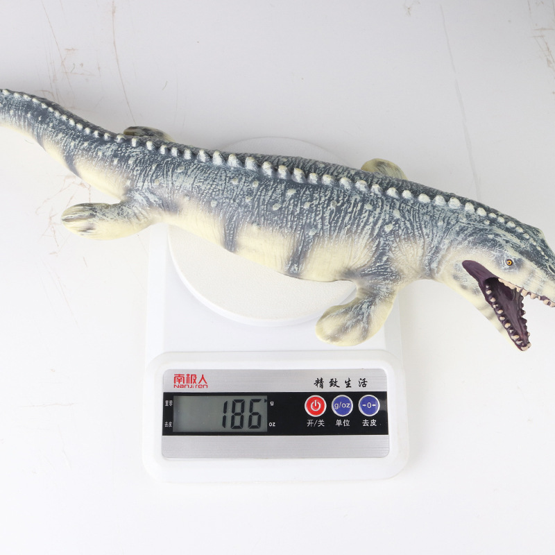 Children's Toy Soft Plastic Ocean Crocodile Dragon Animal Model - Black Brown