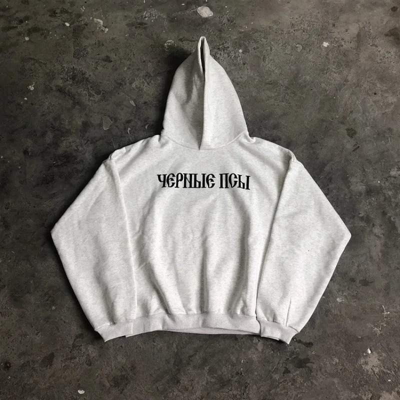 Vintage Ye Vultures Album Merch Black Dogs Graphics Pocket Hoodie Men Y2K Autumn Casual Oversize Sweatshirt Streetwear Women Top 241016