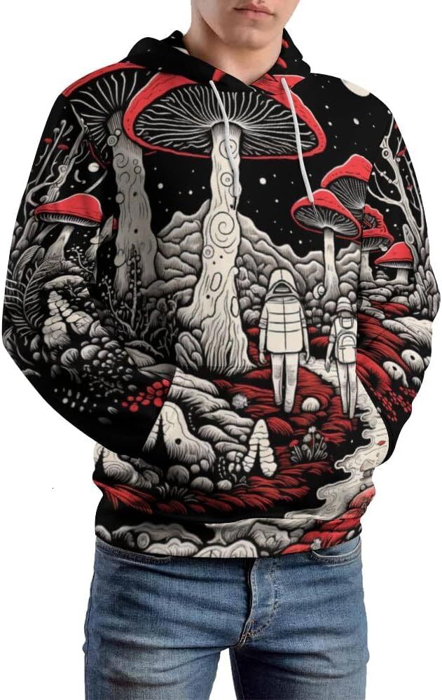 Hoodie for Mens Womens Unisex Psychedelic Skull Hoodie 3D Novelty Tie Dye Print Art Pattern Long Sleeved Sweatshirt Hoodies Graphic