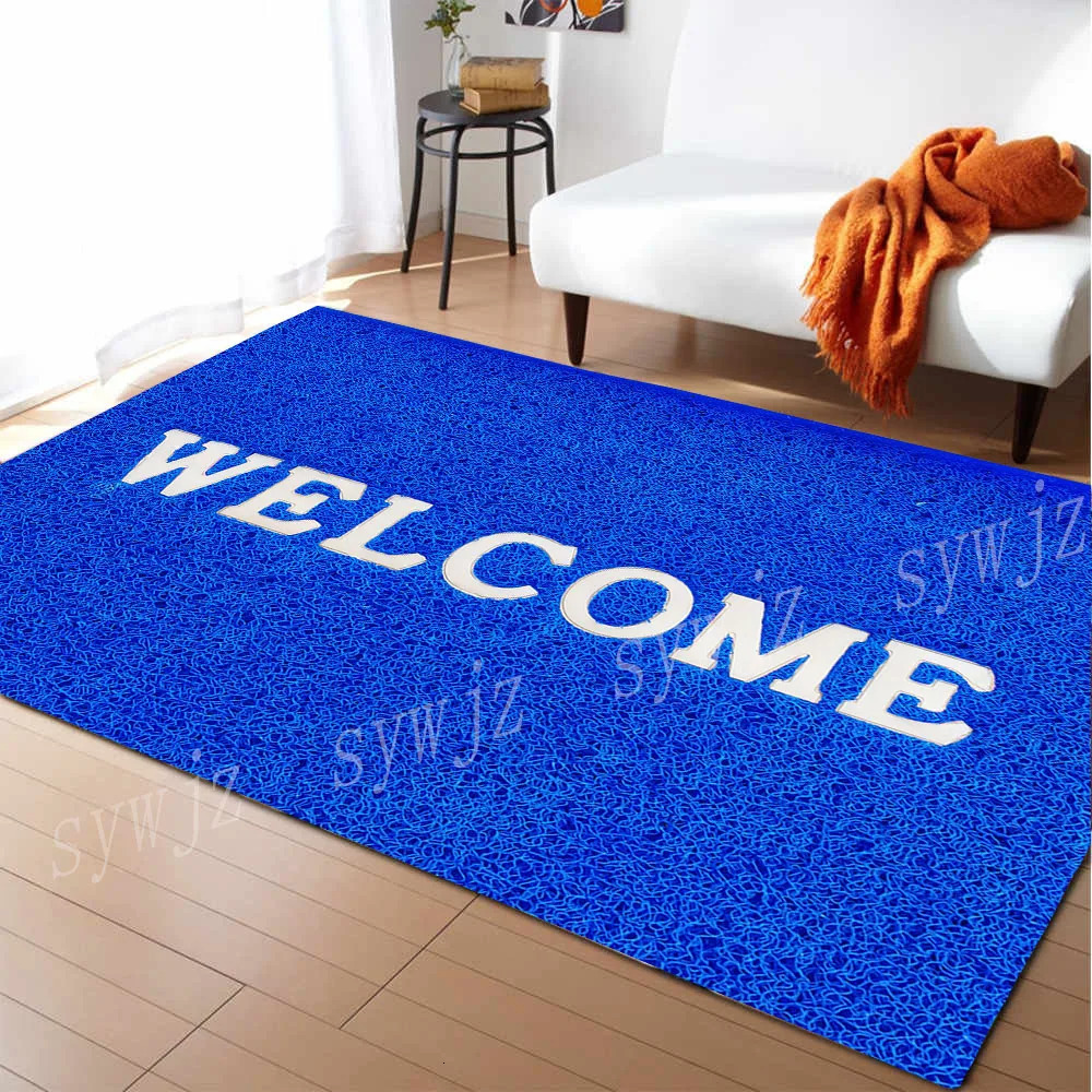Wet Grass Carpet Green Area Rug Living Room Floor Mat Bedroom Bedside Bay Window Sofa Home Decor Washroom 241015