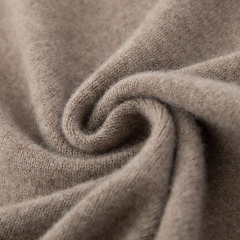 2023 Autumn/Winter New Cashmere Women's 100% Pure Wool Turtleneck Thicken Knit Pullover Loose Large Size Sweater Female