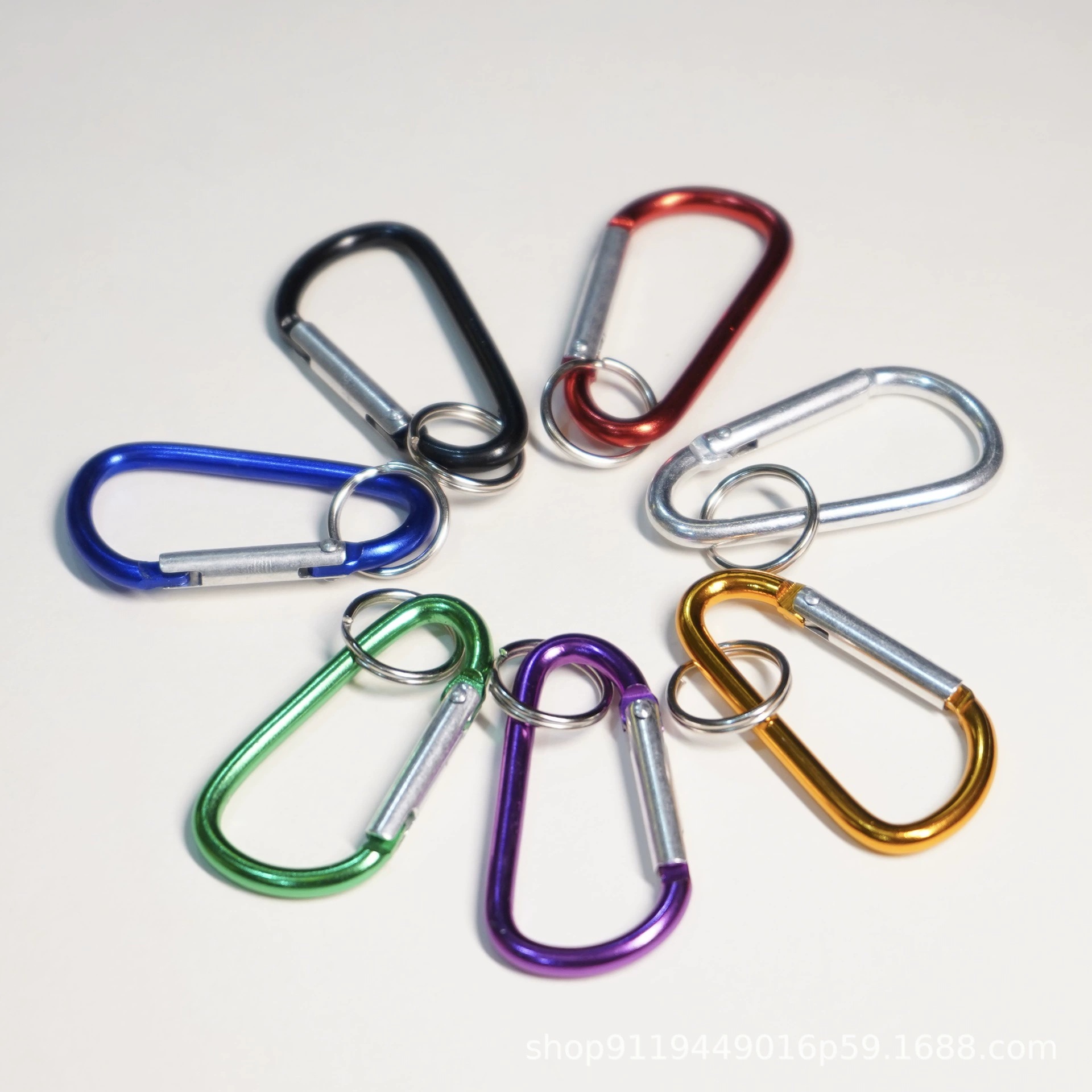 Wholesale D-Shaped Aluminum Clips for Backpacks and Boxes Ideal for Camping Accessories