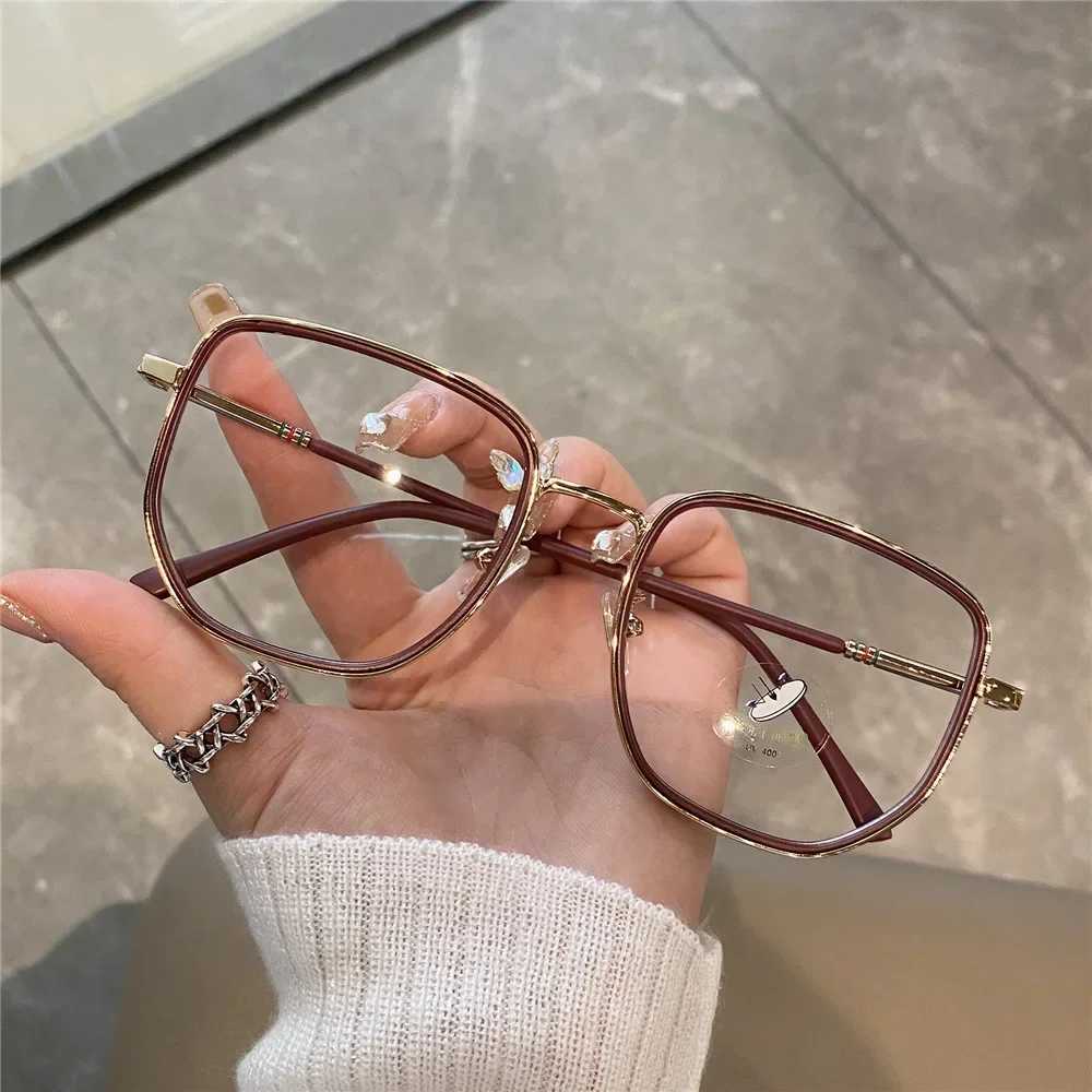 5 Colors Computer Blue Blocking Light Glasses Men Eyeglasses Frame Transparent Opticos Para Mujer Vintage Square Glasses WomenX241008