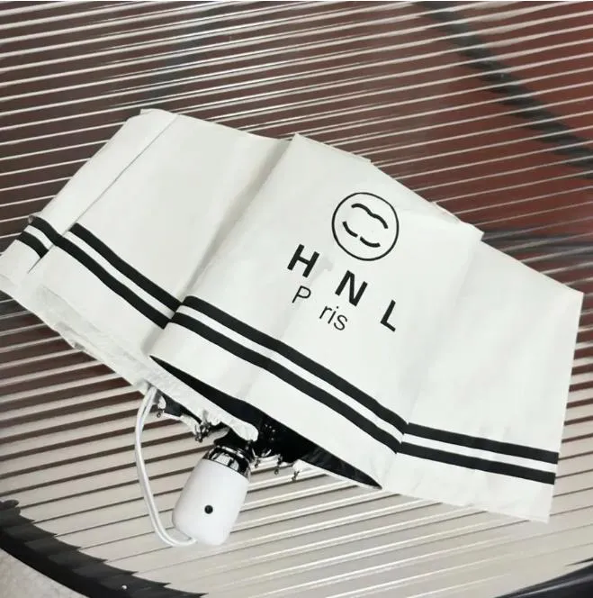 2023 Classic Triple Fold Automatic Sunshade Folding Designer Umbrella 20231227