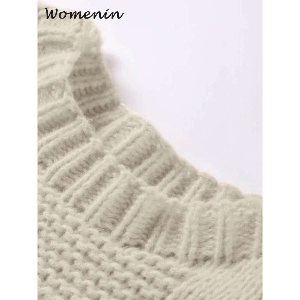 Loose Knitted Twisted Sweater Women Oversize O-Neck Batwing Sleeve Female Pullovers 2024 Autumn Winter Lady Solid Street Jumper