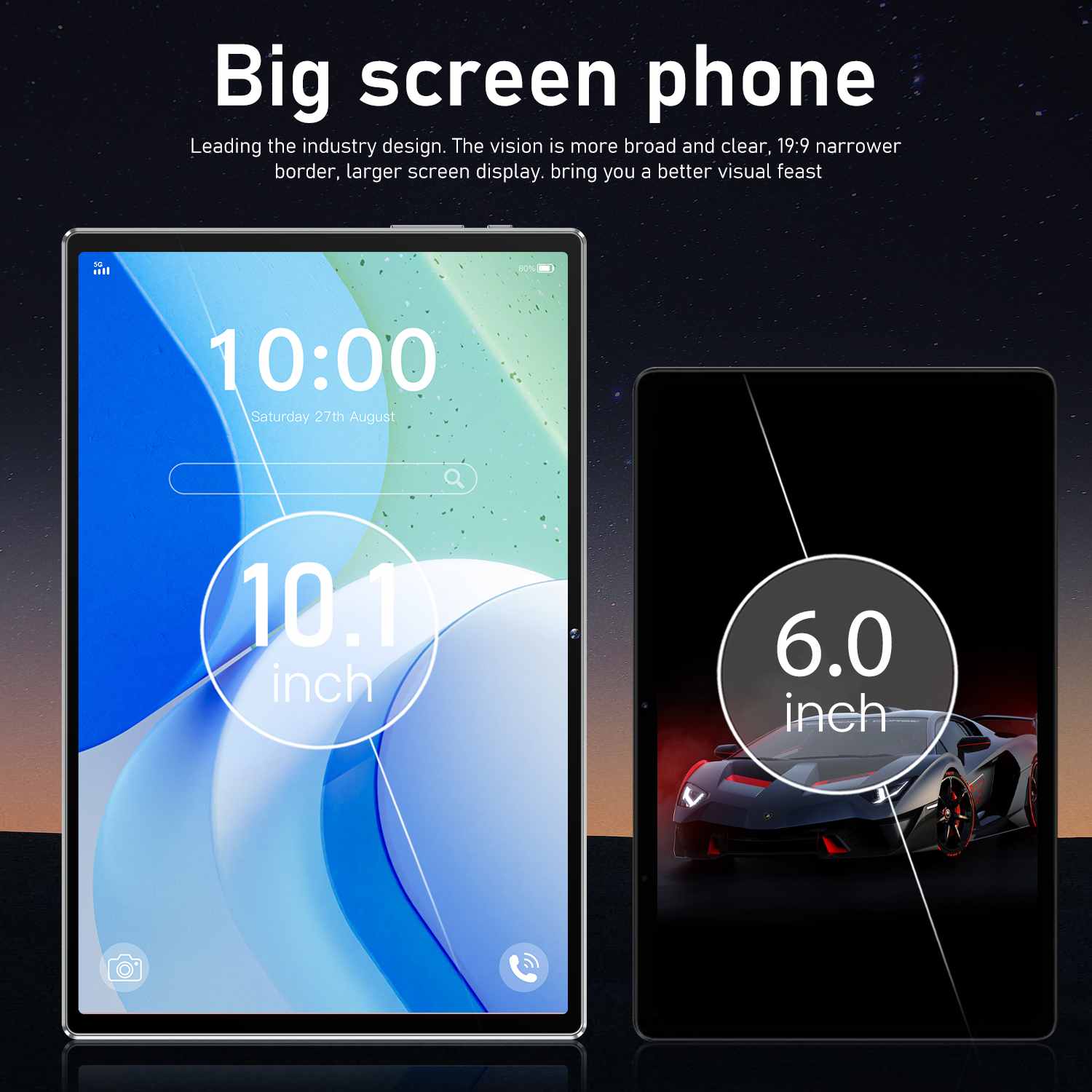 S23 10.1-Inch Tablet with Android OS - Dual Cameras & Face ID for Seamless Security