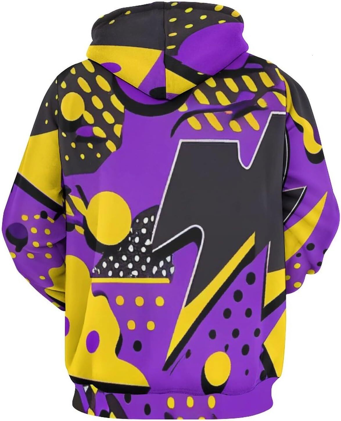 Hoodie for Mens Womens Mens Funny 80s 90s Aesthetic Style Hoodie 3D Art Geometric Pattern Printed Retro Long Sleeve Sweatshirt Hoodie Graphic Fashion 