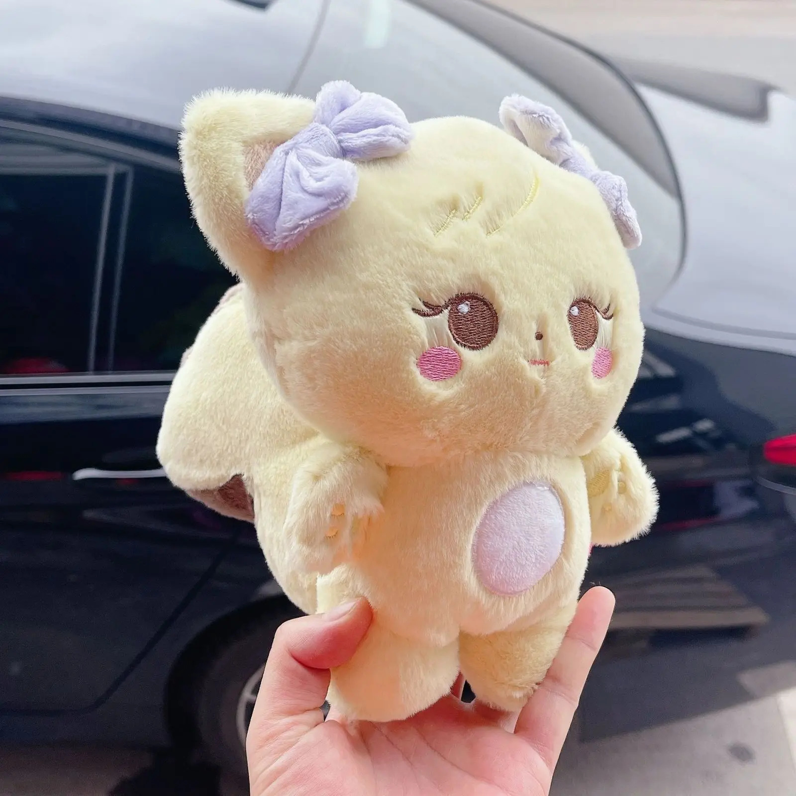 20cm Black and Pink Kpop Plush Doll JISOO JENNIE ROSE LISA World Tour Bornpink Pendants Stuffed Plushie Toy Pillow for Fans Gift 241011