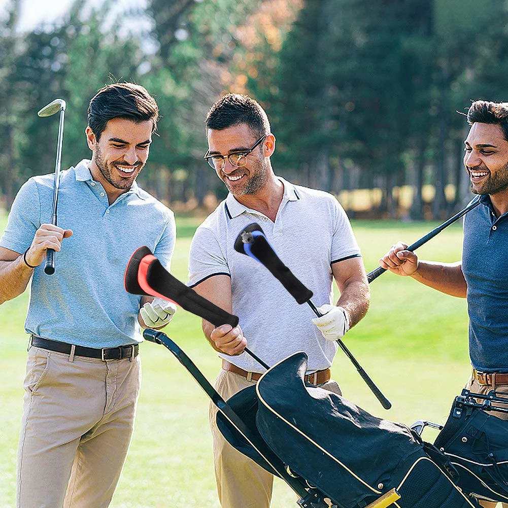 3 pieces/set long neck golf club head cover wooden driver protection head cover number of golf course head cover golf accessories 241016