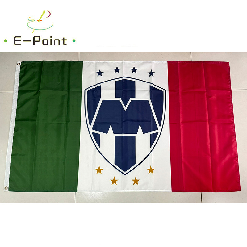 Mexico Liga Monterrey FC 3*5ft (90cm*150cm) Polyester flag Banner decoration flying home & garden flag Festive gifts