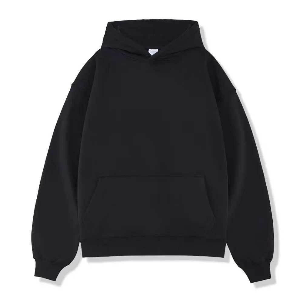 Men Hoodies Women Pullover Hooded Sweat Shirts Solid Color Jogger Long Sleeve Black Jogging Sweatshirt Sport Top Winter ClothingX11