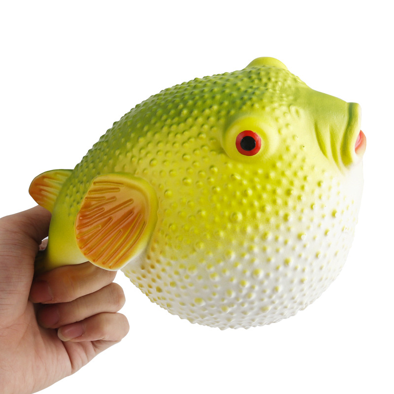 Soft Rubber Sea Turtle Cognitive Toy - Marine Animal Model for Kids with Vent Decompression Feature