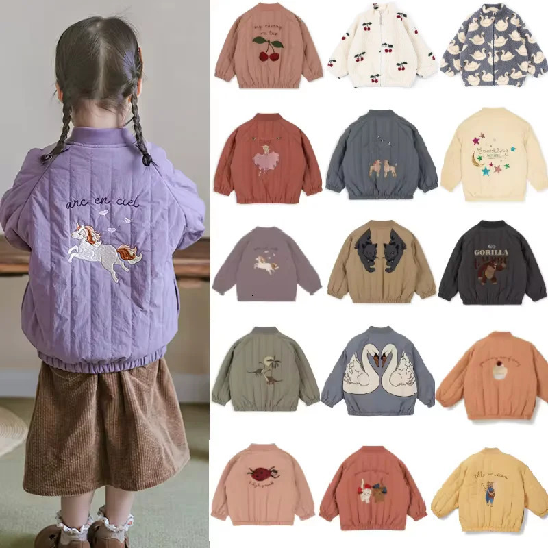 Childrens Jacket 24 Autumn/Winter Childrens Jacket Girls Jacket Baby Clothing Boys Jacket 241010