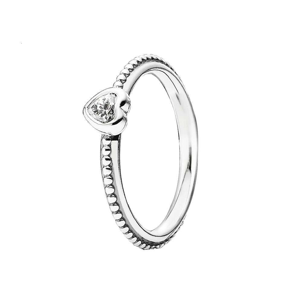 925 Sterling Silver Sparking Promise Elevated Heart Bow Halo Clear Zircon CZ Rings For Women Anniversar Wedding Jewelry Gift designer rings for women 