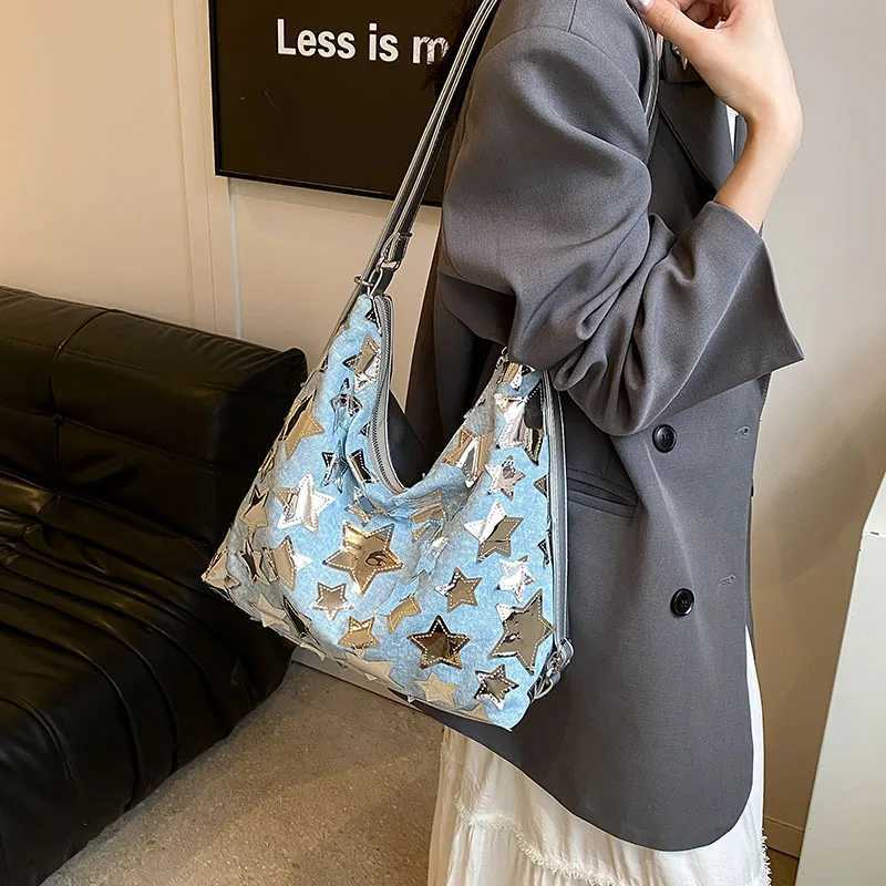 Bucket Bag Pu Leather Adjustable Strap Shoulder for Ladies Sparkly Clutch Handbag Zipper Evening Shopping Pouch 241016