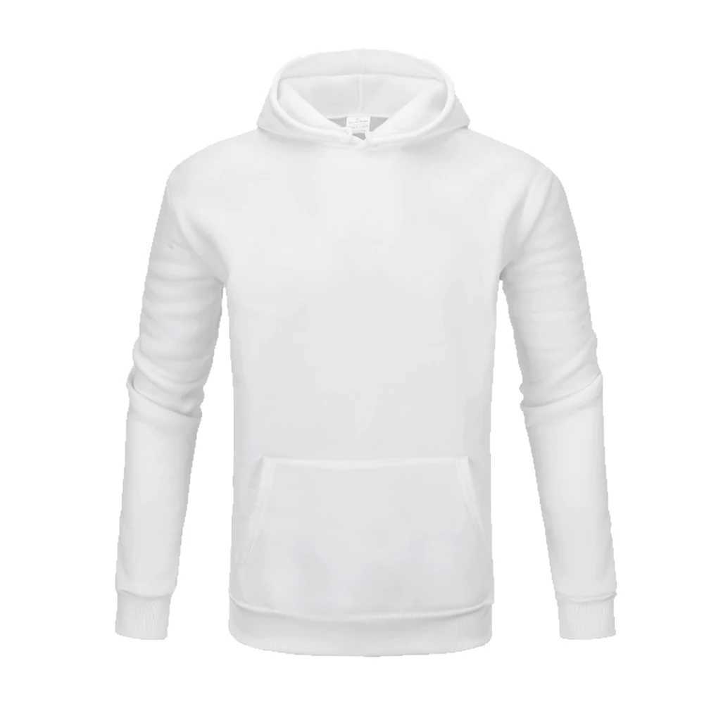Mens and womens hoodies autumn thick sportswear solid color warm and casual long sleeved zipper sportswear Y241016