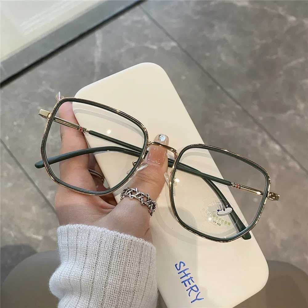 5 Colors Computer Blue Blocking Light Glasses Men Eyeglasses Frame Transparent Opticos Para Mujer Vintage Square Glasses WomenX241008