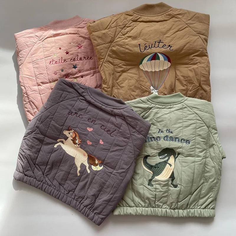 Childrens Jacket 24 Autumn/Winter Childrens Jacket Girls Jacket Baby Clothing Boys Jacket 241010